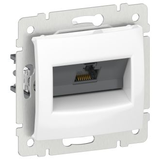 RJ-45 UTP 1 разъем с захватами - белый, Valena, Legrand (IEK) 6942861