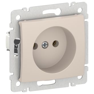 Розетка (без заземления) песочная, Valena, Legrand (IEK) 6945301