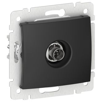 Розетка TV оконечная 10 дБ чёрный матовый, Valena, Legrand (IEK) 6945561