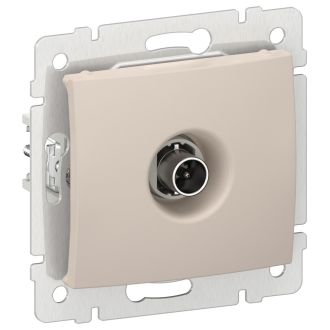 Розетка TV оконечная 10 дБ песочный, Valena, Legrand (IEK) 6945581