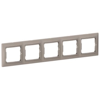 Рамка 5 постов цвета капучино, Valena, Legrand (IEK) 6945781