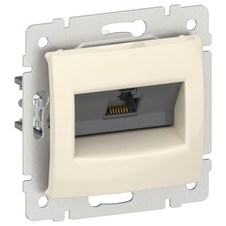 RJ-45 UTP 1 разъем с захватами - слоновая кость, Valena, Legrand (IEK) 6956241
