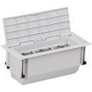 PRIMER Лючок напольный ONFLOOR на 6 модулей mini L, IEK KNU-06-PCL PRIMER Лючок напольный ONFLOOR на 6 модулей mini L, IEK KNU-06-PCL