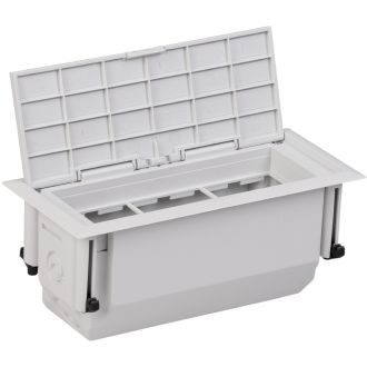 PRIMER Лючок напольный ONFLOOR на 6 модулей mini L, IEK KNU-06-PCL