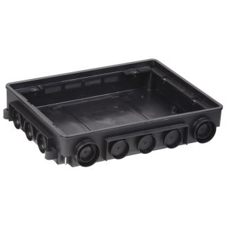 PRIMER Коробка напольная под лючок ONFLOOR 24, IEK KNU-80-16-PA-9011
