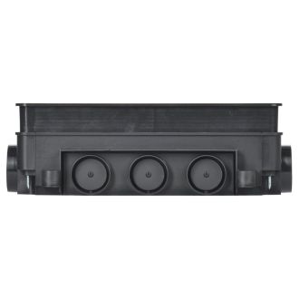 PRIMER Коробка напольная под лючок ONFLOOR 24, IEK KNU-80-16-PA-9011