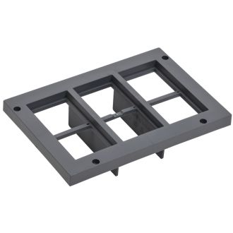 PRIMER Рамка приборная на 12 модулей ONFLOOR 24, IEK PM-LN10D-RP-12-K03