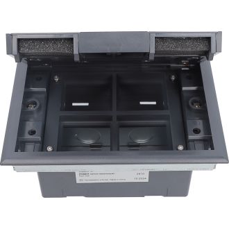 PRIMER Лючок напольный на 8 модулей, IEK PM-LN12-08-O-20-K02