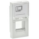 PRIMER Панель лицевая Keystone (1 модуль) белая, IEK PR-KK40D-PLK-0-1-K01 PRIMER Панель лицевая Keystone (1 модуль) белая, IEK PR-KK40D-PLK-0-1-K01