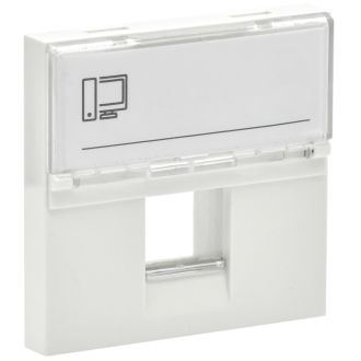 PRIMER Панель лицевая Keystone (2 модуля) белая, IEK PR-KK40D-PLK-0-2-K01