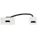PRIMER РКМ-10-00-П Розетка HDMI M/M (1 модуль) белая, IEK PR-KK40D-RH-0-1-K01 PRIMER РКМ-10-00-П Розетка HDMI M/M (1 модуль) белая, IEK PR-KK40D-RH-0-1-K01