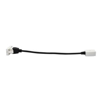 PRIMER РКМ-10-00-П Розетка HDMI M/M (1 модуль) белая, IEK PR-KK40D-RH-0-1-K01