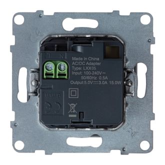 Зарядное устройство USB-A + USB-C алюминий, Suno