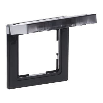 Рамка одноместная IP44 антрацит, Suno