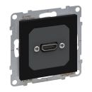 Розетка HDMI антрацит, Suno