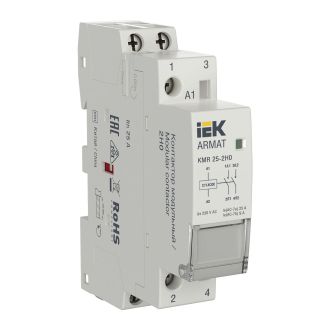 ARMAT Контактор модульный KMR 25А 12В AC/DC 2НО
