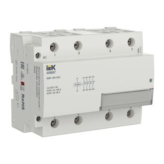 ARMAT Контактор модульный KMR 100А 24В AC/DC 4НЗ