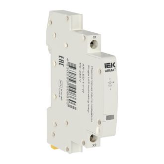 ARMAT Лампа индикаторная одинарная LED 110-230В AC белая