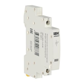 ARMAT Лампа индикаторная одинарная LED 12-48В AC/DC белая