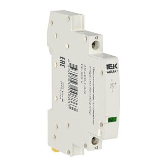 ARMAT Лампа индикаторная одинарная LED 110-220В DC зеленая