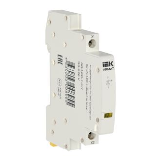 ARMAT Лампа индикаторная одинарная LED 110-220В DC желтая