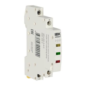 ARMAT Лампа индикаторная тройная LED 230-415В AC 1 желтая/зеленая/красная
