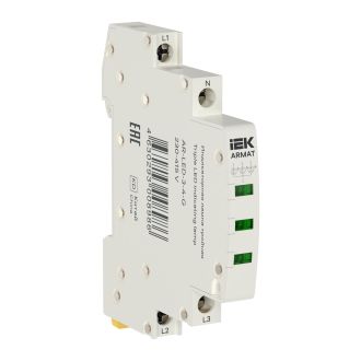 ARMAT Лампа индикаторная тройная LED 230-415В AC зеленая