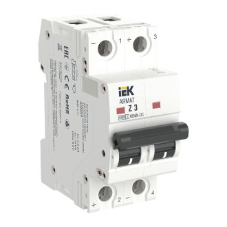 ARMAT Автоматический выключатель M06N-DC 2P Z 3А