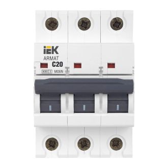 ARMAT Автоматический выключатель M06N 3P C 20А