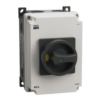 ARMAT Выключатель-разъединитель SDM 3P 40А в пластиковом боксе IP67