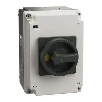 ARMAT Выключатель-разъединитель SDM 3P 40А в алюминиевомом боксе IP67
