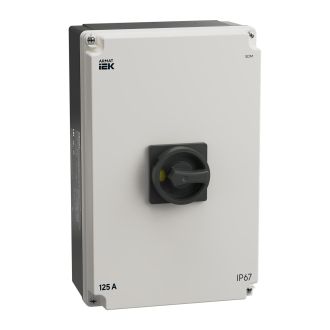 ARMAT Выключатель-разъединитель SDM 3P 125А в алюминиевомом боксе IP67