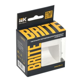 BRITE Подсветка светодиодная встраиваемая белый