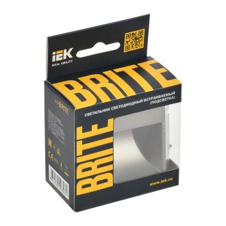 BRITE Подсветка светодиодная встраиваемая шампань