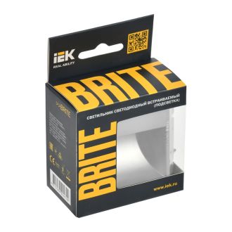 BRITE Подсветка светодиодная встраиваемая алюминий