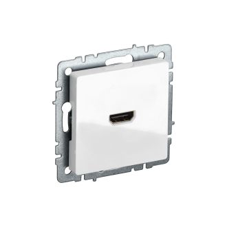 BRITE Розетка HDMI белый