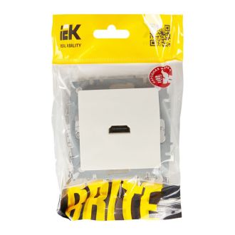 BRITE Розетка HDMI белый