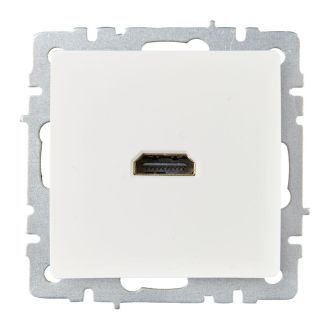 BRITE Розетка HDMI белый