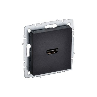 BRITE Розетка HDMI черный