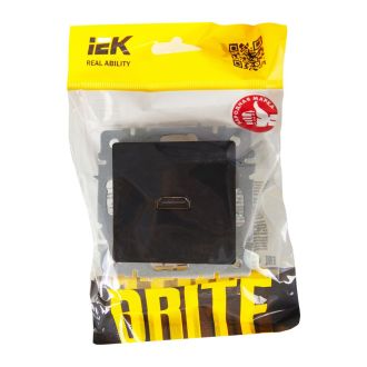BRITE Розетка HDMI черный