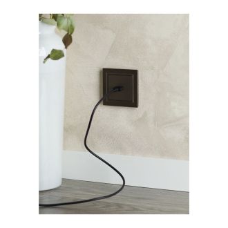 BRITE Розетка HDMI темная бронза