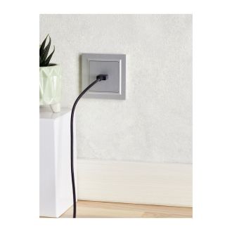 BRITE Розетка HDMI алюминий