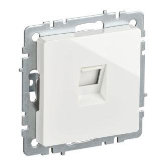BRITE PRO Розетка компьютерная RJ45 кат.5E белый