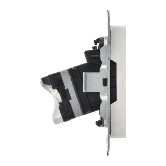 BRITE PRO Розетка компьютерная RJ45 кат.5E белый