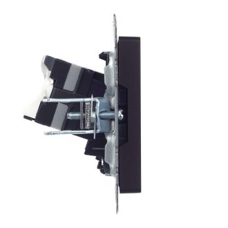 BRITE Розетка компьютерная RJ45 кат.5E черный