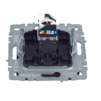 BRITE Розетка компьютерная RJ45 кат.5E черный
