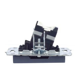 BRITE Розетка компьютерная RJ45 кат.5E маренго