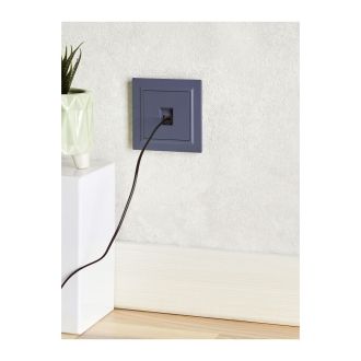 BRITE Розетка компьютерная RJ45 кат.5E маренго