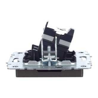 BRITE Розетка компьютерная RJ45 кат.5E темная бронза