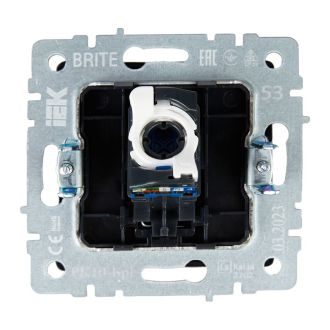 BRITE Розетка компьютерная RJ45 кат.5E графит